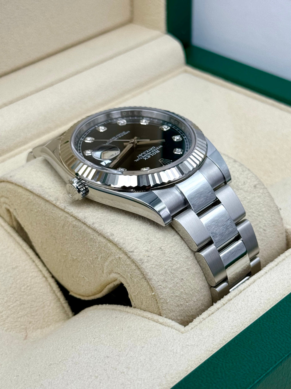 NEW 2025 Rolex Datejust 41mm 126334 Oyster Black Diamond Dial