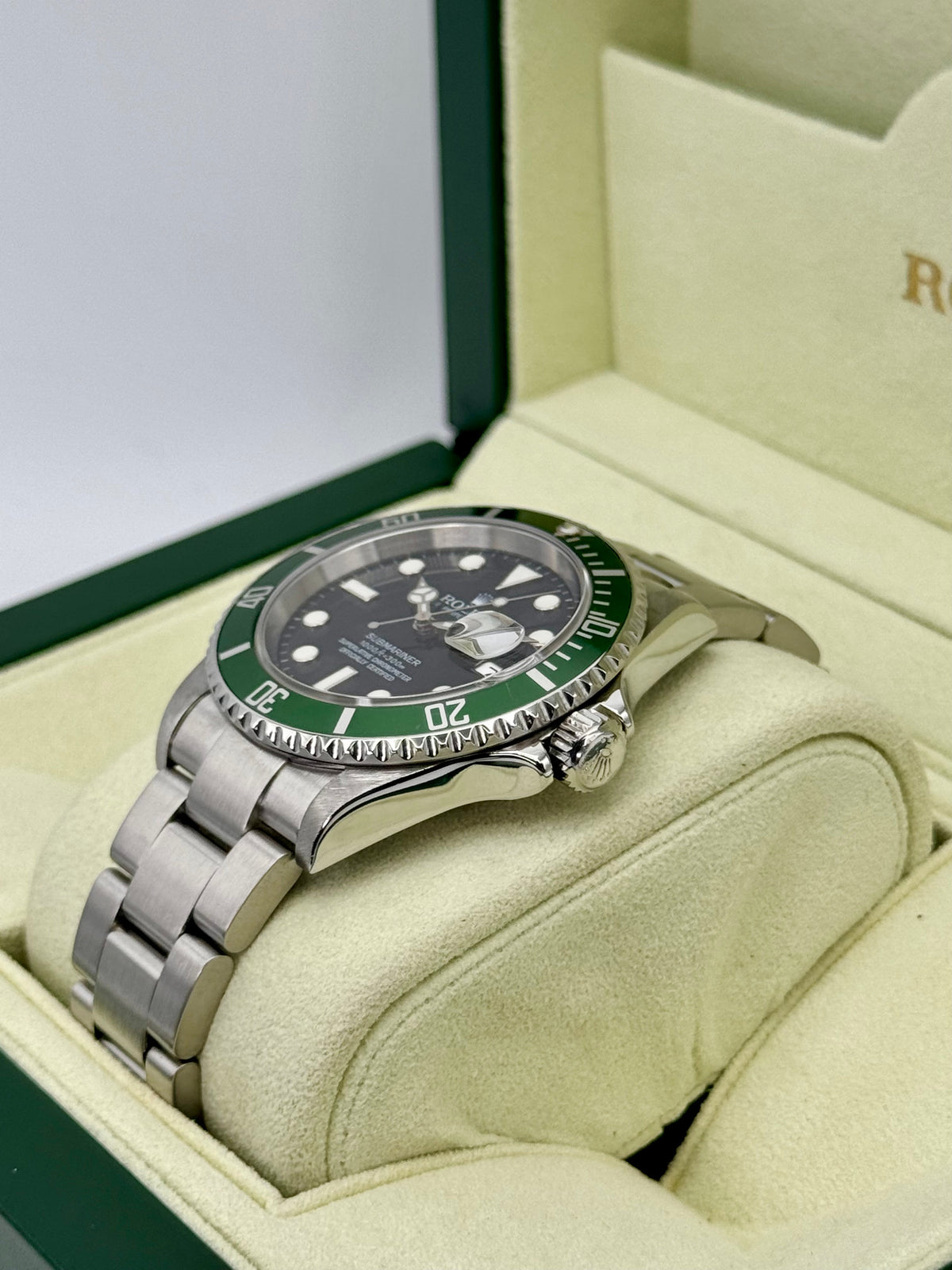 2007 Rolex Submariner "Kermit" 40mm 16610LV Stainless Steel Black Dial