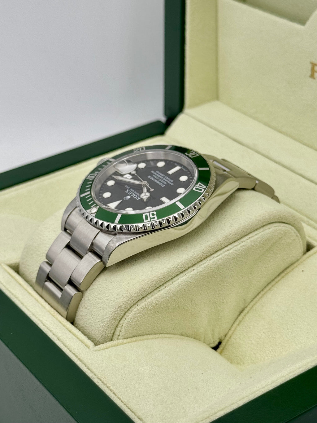 2007 Rolex Submariner "Kermit" 40mm 16610LV Stainless Steel Black Dial