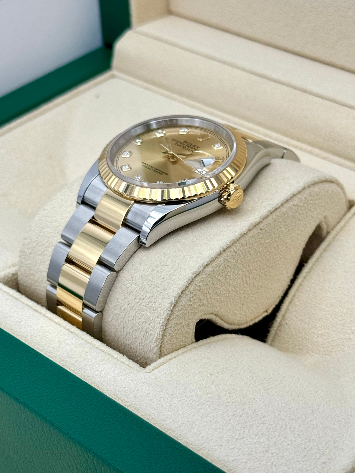 NEW 2025 Rolex Datejust 36mm 126233 Two-Tone Champagne Diamond Dial