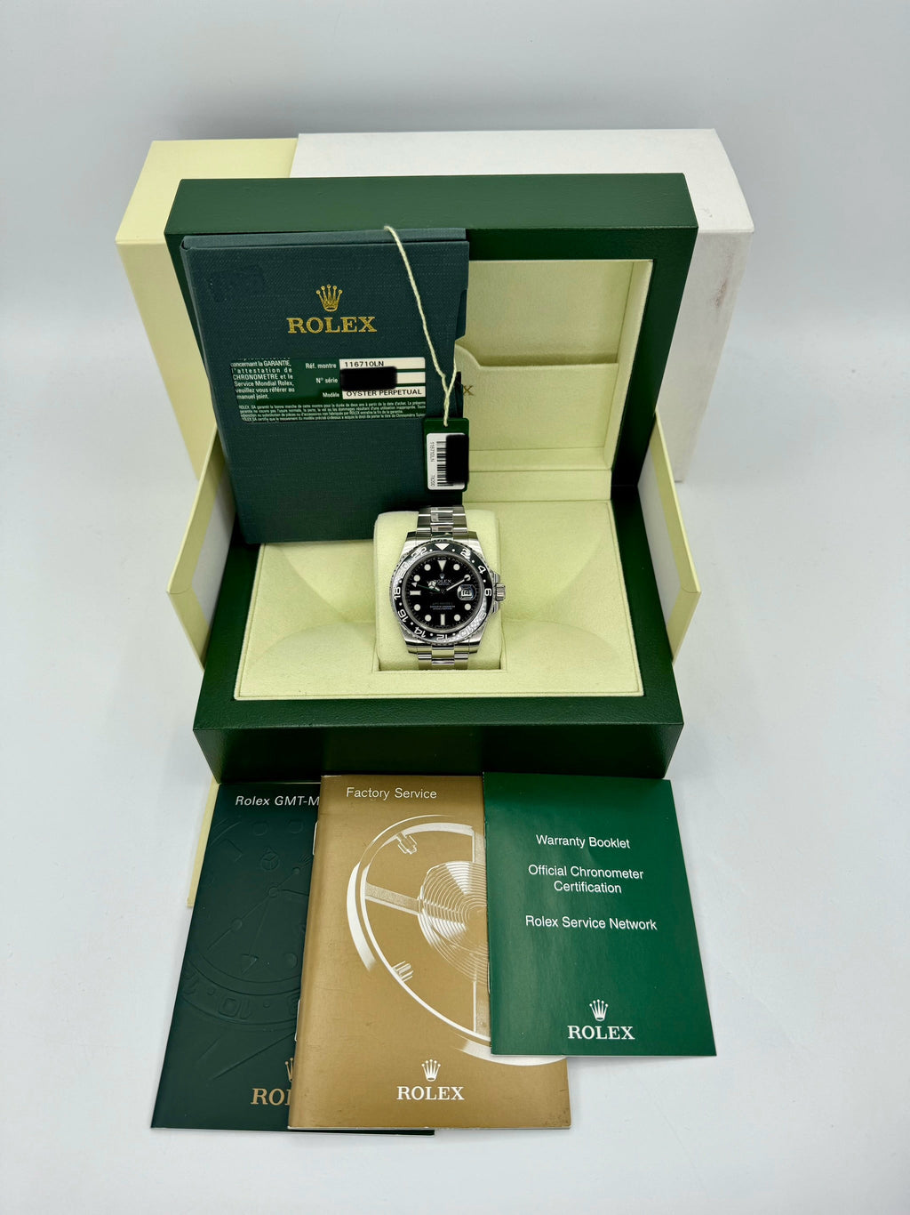 2009 Rolex GMT-Master II 40mm 116710LN Stainless Steel Black Dial