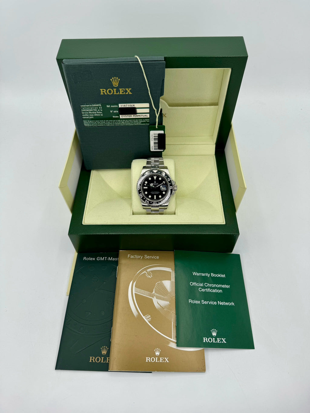 2009 Rolex GMT-Master II 40mm 116710LN Stainless Steel Black Dial