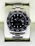 2009 Rolex GMT-Master II 40mm 116710LN Stainless Steel Black Dial