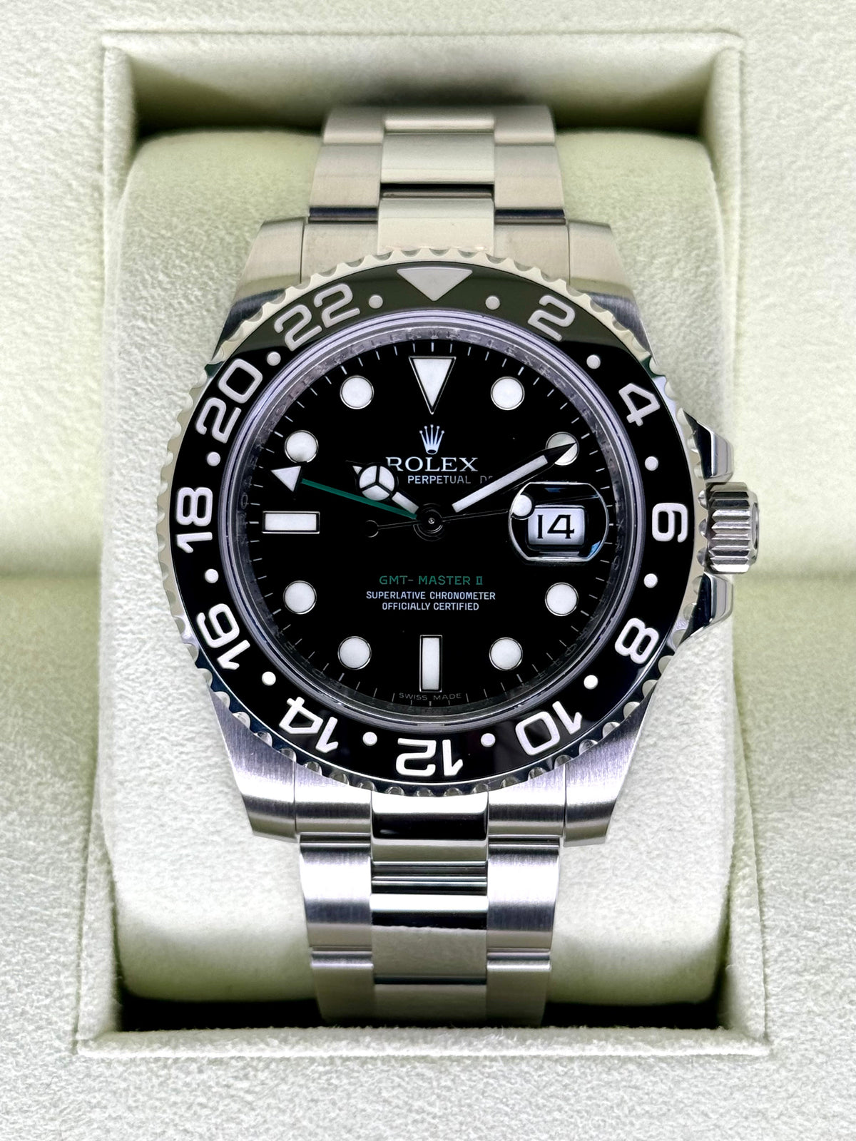 2009 Rolex GMT-Master II 40mm 116710LN Stainless Steel Black Dial