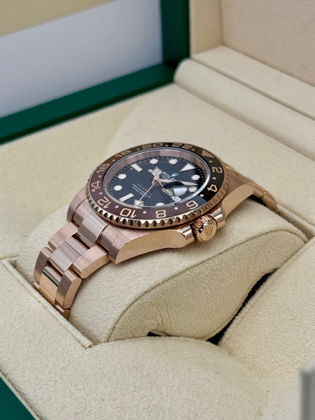 2024 Rolex GMT-Master II "Rootbeer" 40mm 126715CHNR Rose Gold