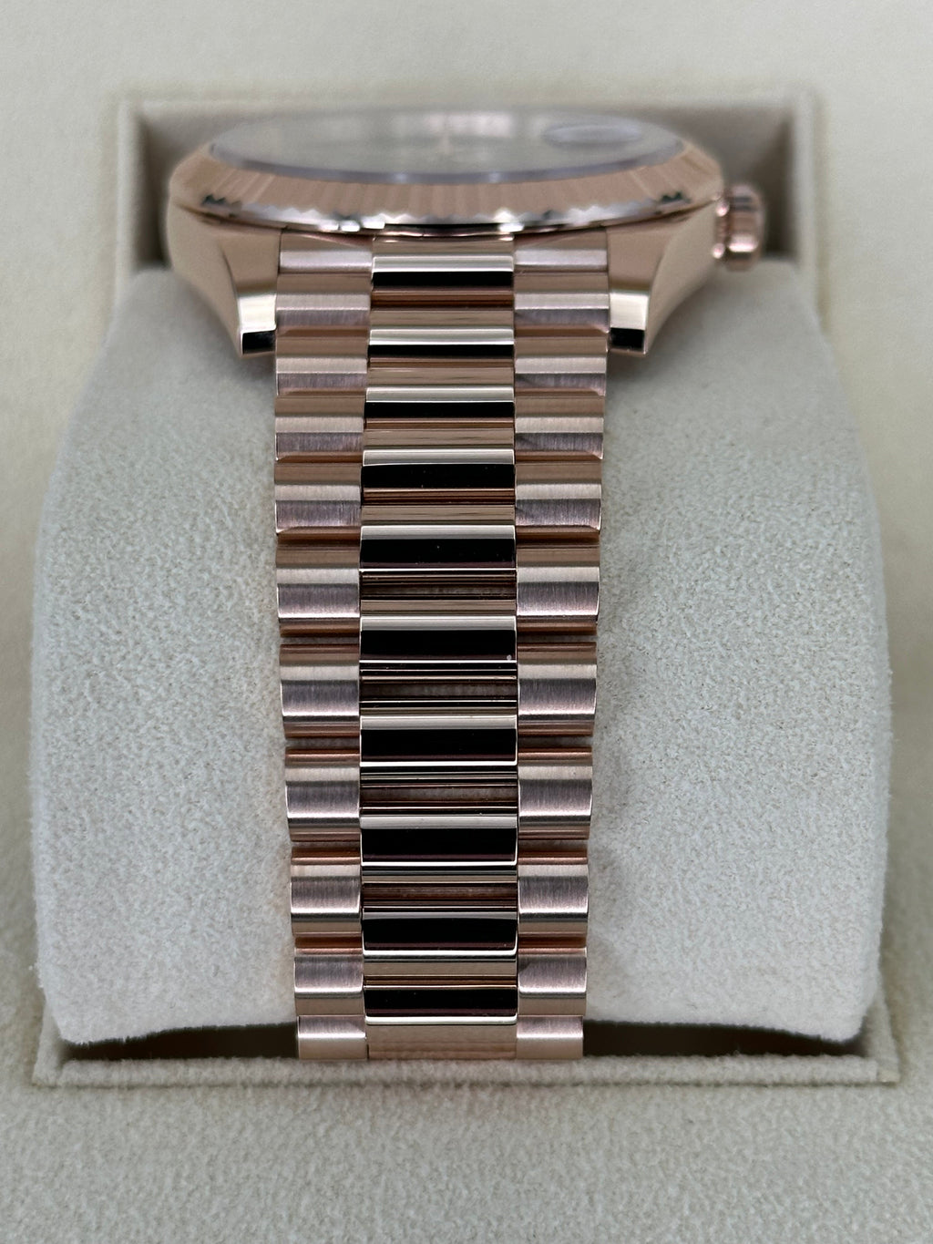 NEW 2022 Rolex Day-Date 40mm 228235 Presidential Rose Gold Olive Dial