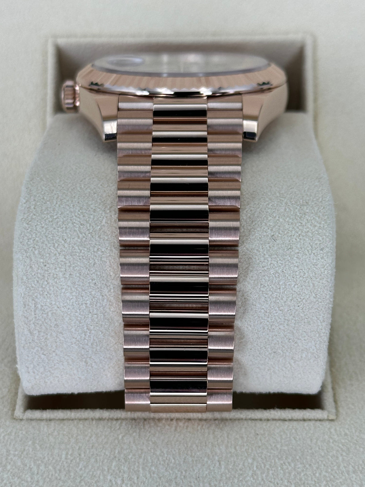 NEW 2022 Rolex Day-Date 40mm 228235 Presidential Rose Gold Olive Dial