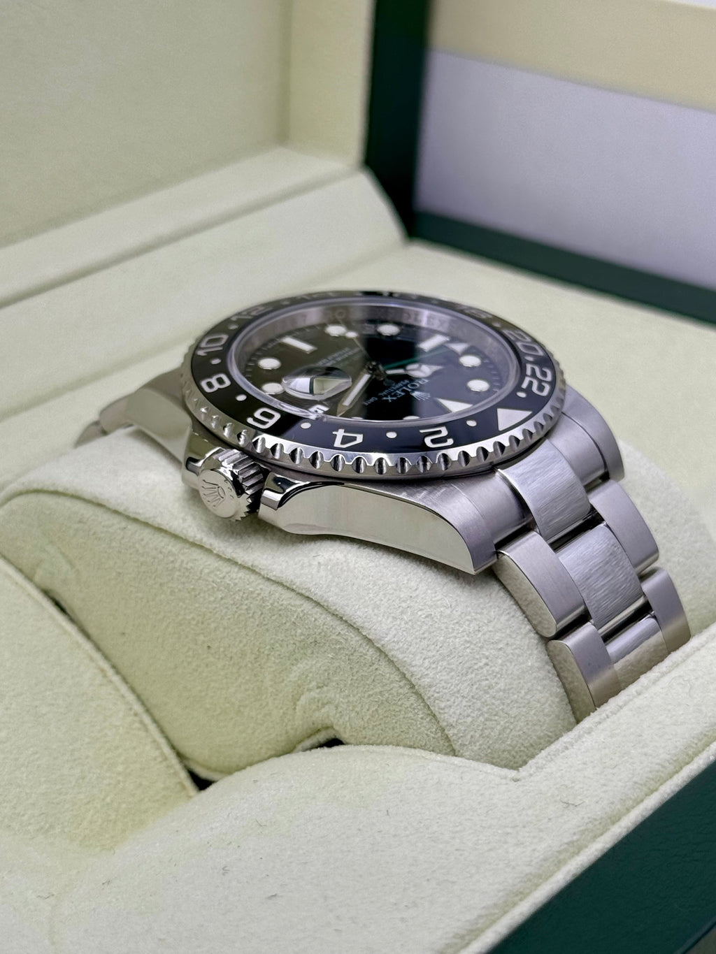 2009 Rolex GMT-Master II 40mm 116710LN Stainless Steel Black Dial