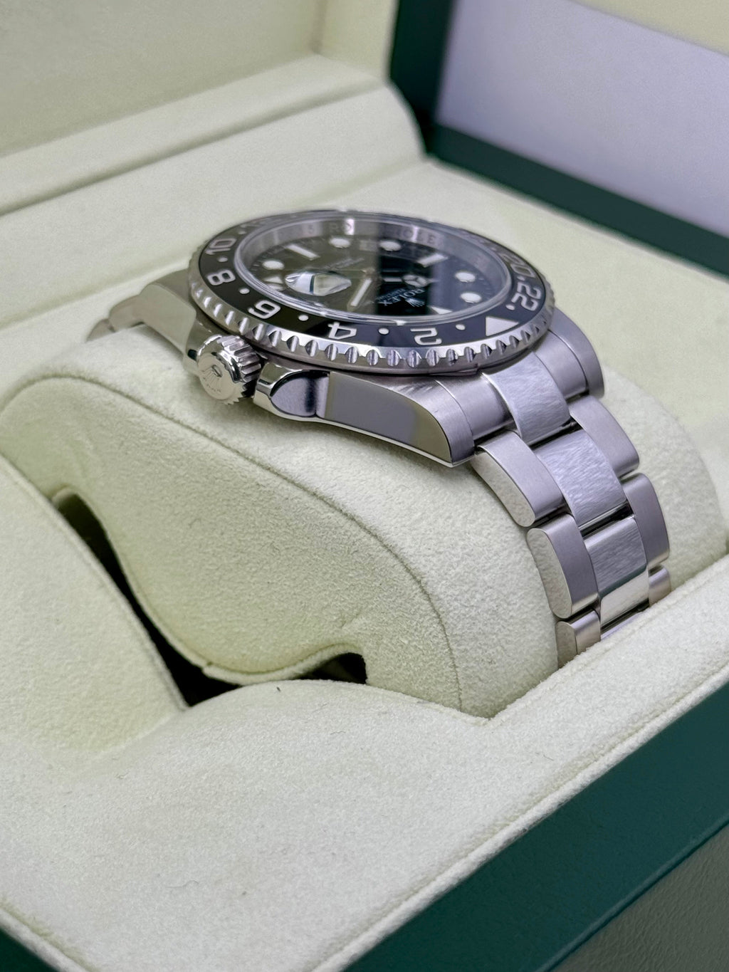 2007 Rolex GMT-Master II 40mm 116710LN Stainless Steel Black Dial
