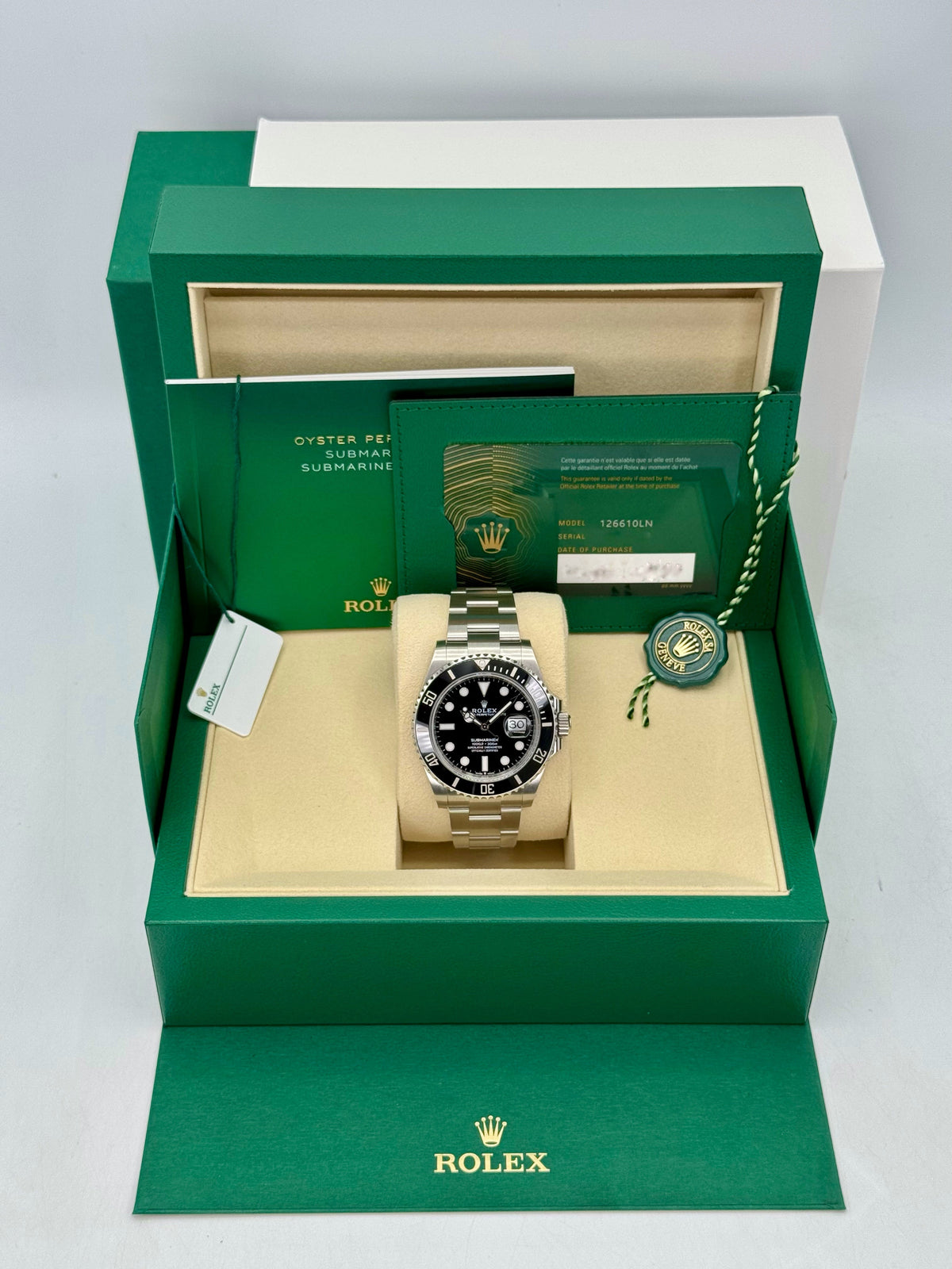 NEW 2025 Rolex Submariner 41mm 126610LN Stainless Steel Black Dial