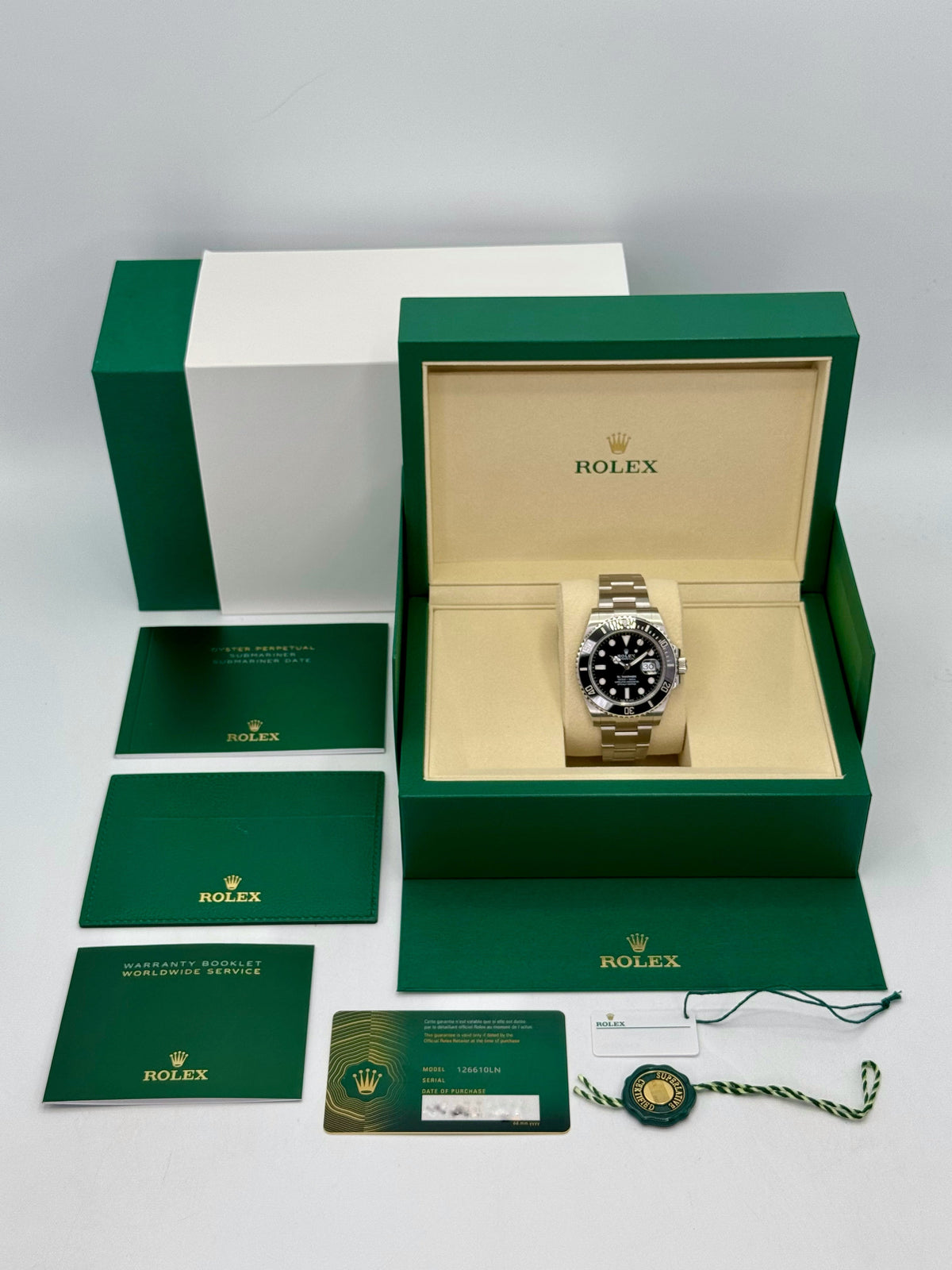 NEW 2025 Rolex Submariner 41mm 126610LN Stainless Steel Black Dial