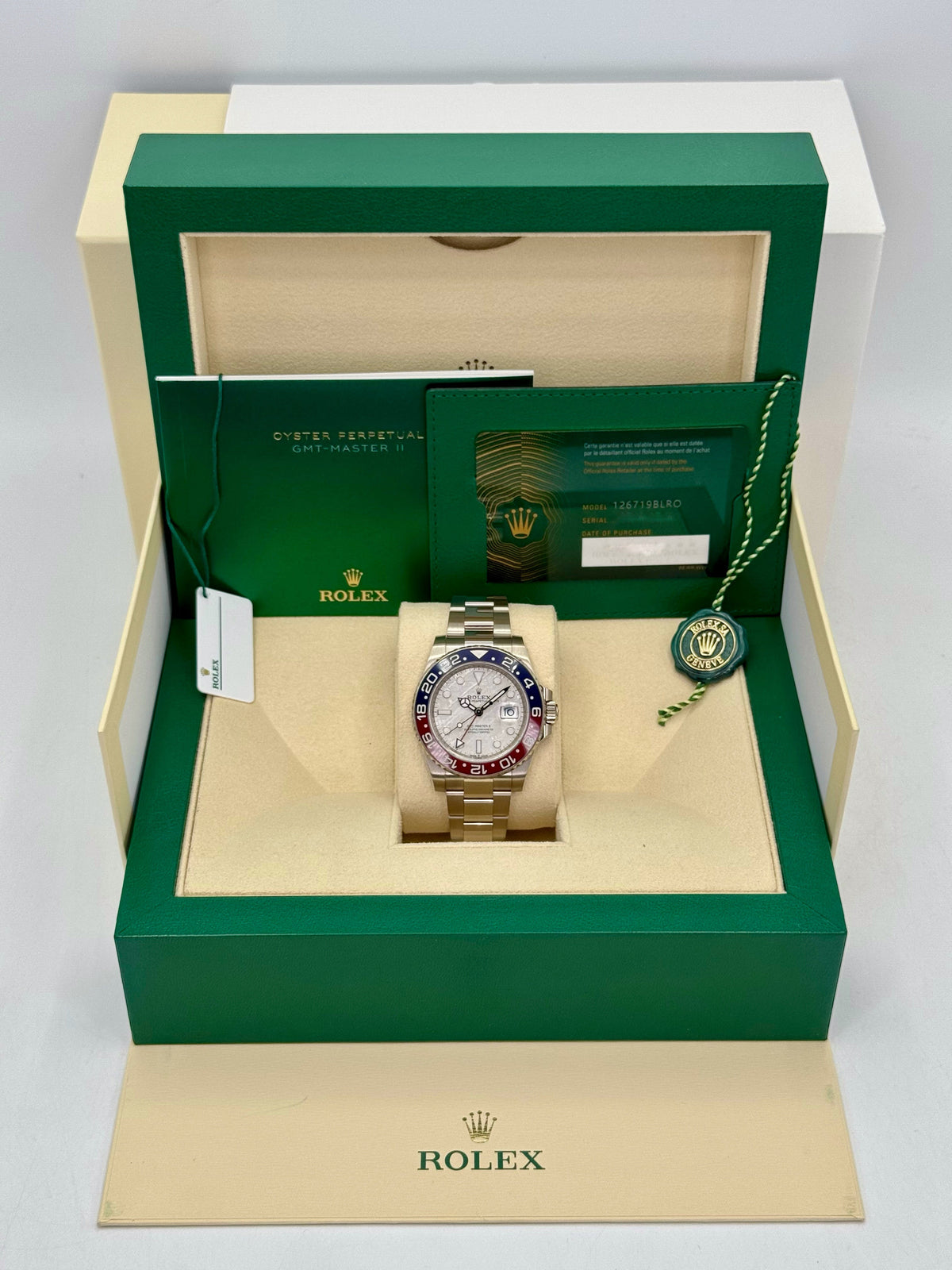 2024 Rolex GMT-Master II "Pepsi" 40mm 126719BLRO Meteorite Dial
