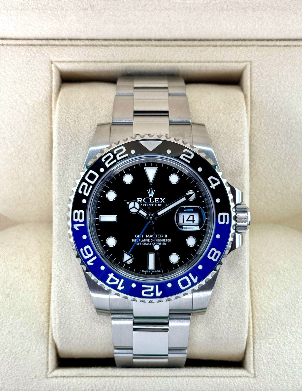 2017 Rolex GMT-Master II "Batman" 40mm 116710BLNR Oyster