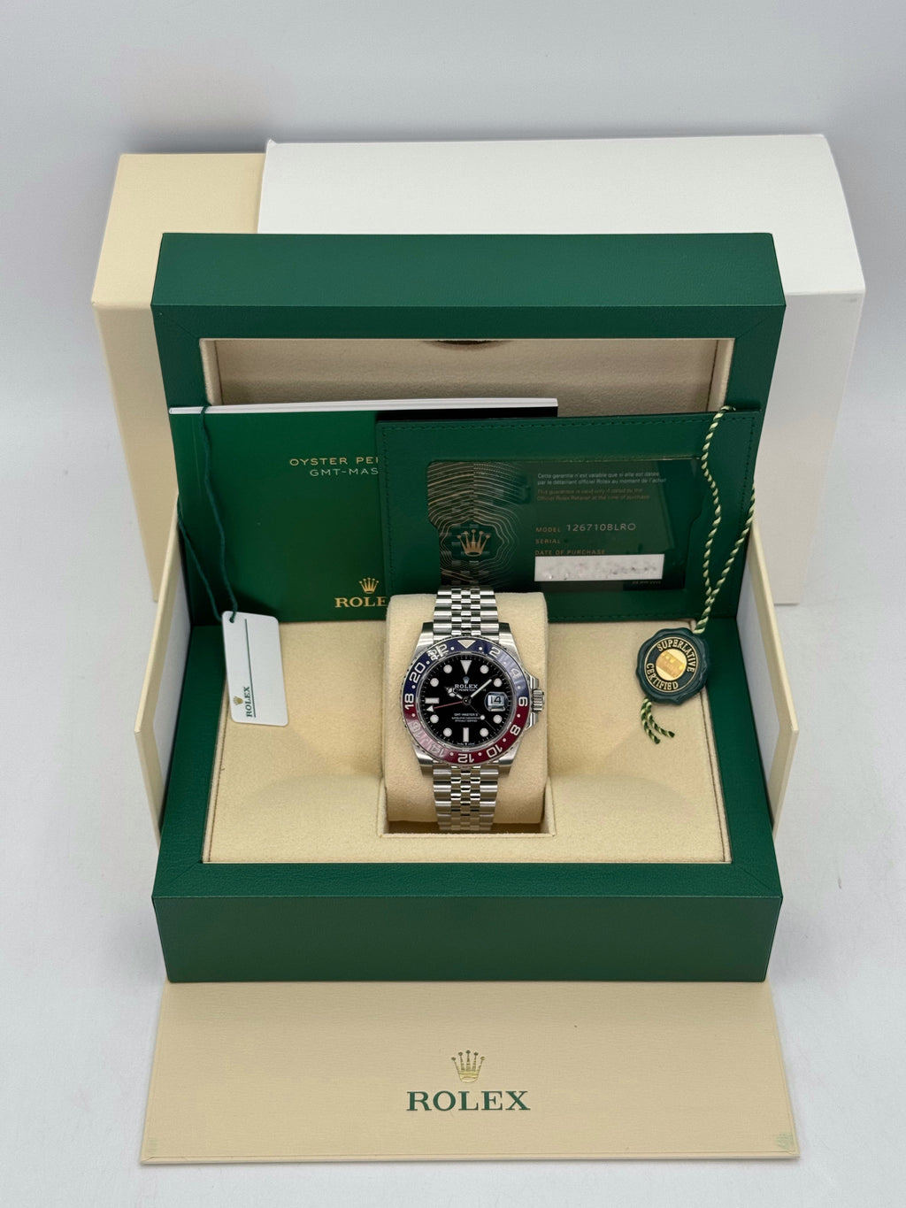 2023 Rolex GMT-Master II "Pepsi" 40mm 126710BLRO Jubilee