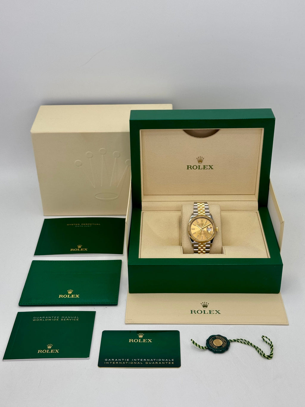 NEW 2025 Rolex Datejust 36mm 126233 Two-Tone Champagne Dial