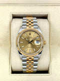 NEW 2025 Rolex Datejust 36mm 126233 Two-Tone Champagne Dial
