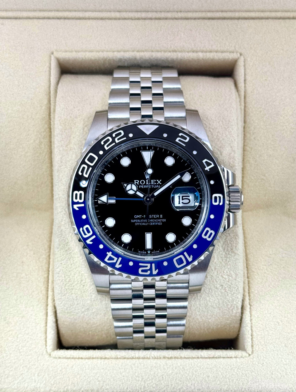 2024 Rolex GMT-Master II "Batgirl" 40mm 126710BLNR Jubilee