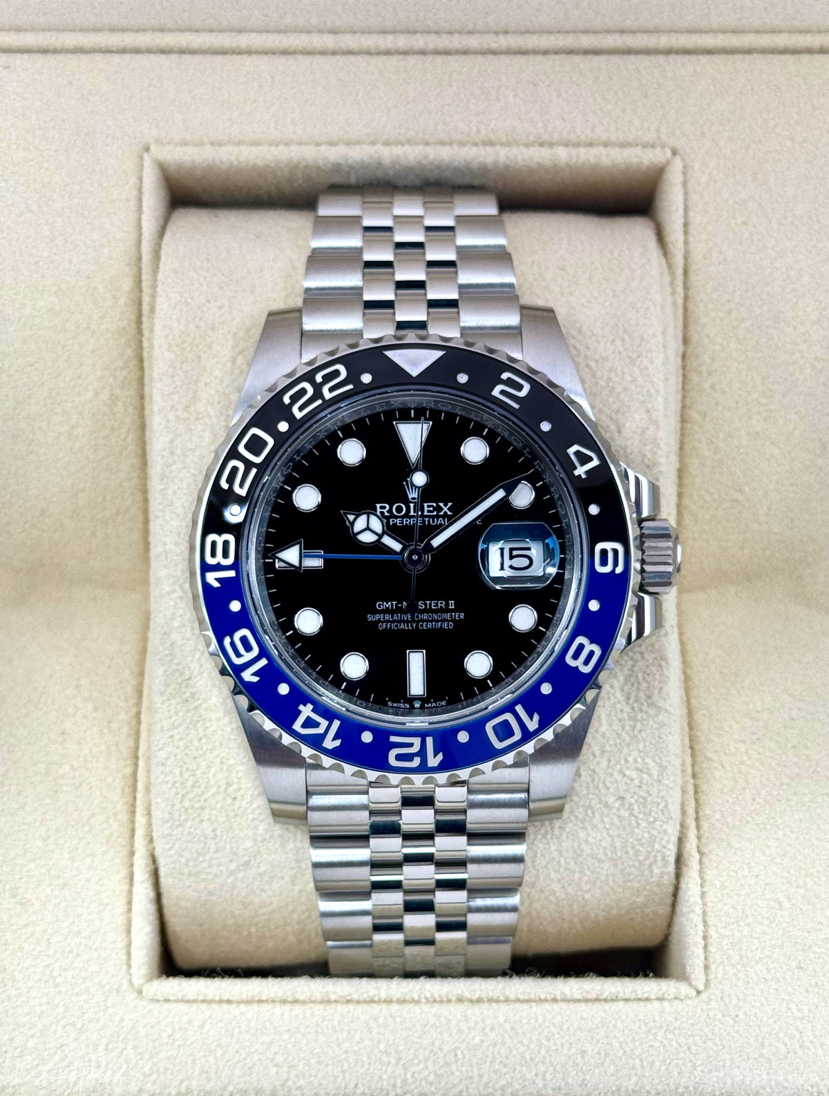 2024 Rolex GMT-Master II "Batgirl" 40mm 126710BLNR Jubilee