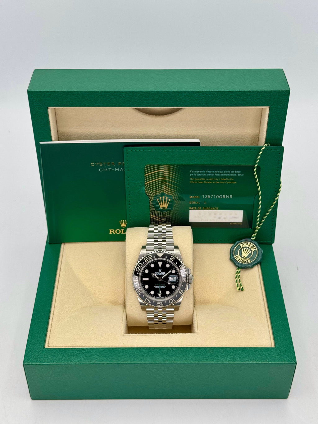2024 Rolex GMT-Master II "Bruce Wayne" 40mm 126710GRNR Jubilee