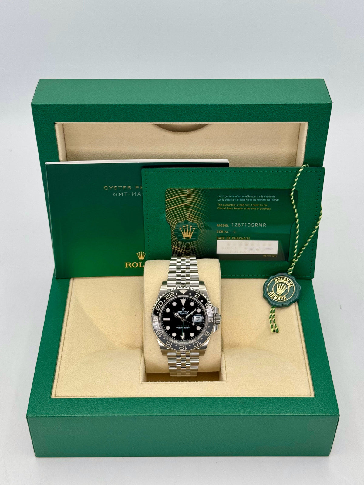 2024 Rolex GMT-Master II "Bruce Wayne" 40mm 126710GRNR Jubilee