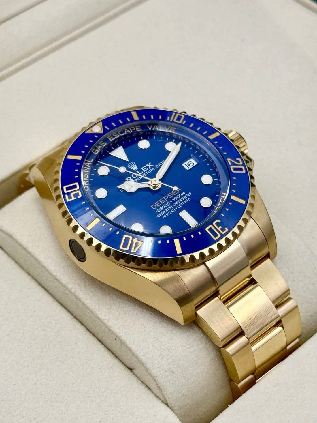 NEW 2026 Rolex Deepsea 44mm 136668LB 18K Yellow Gold Blue Dial