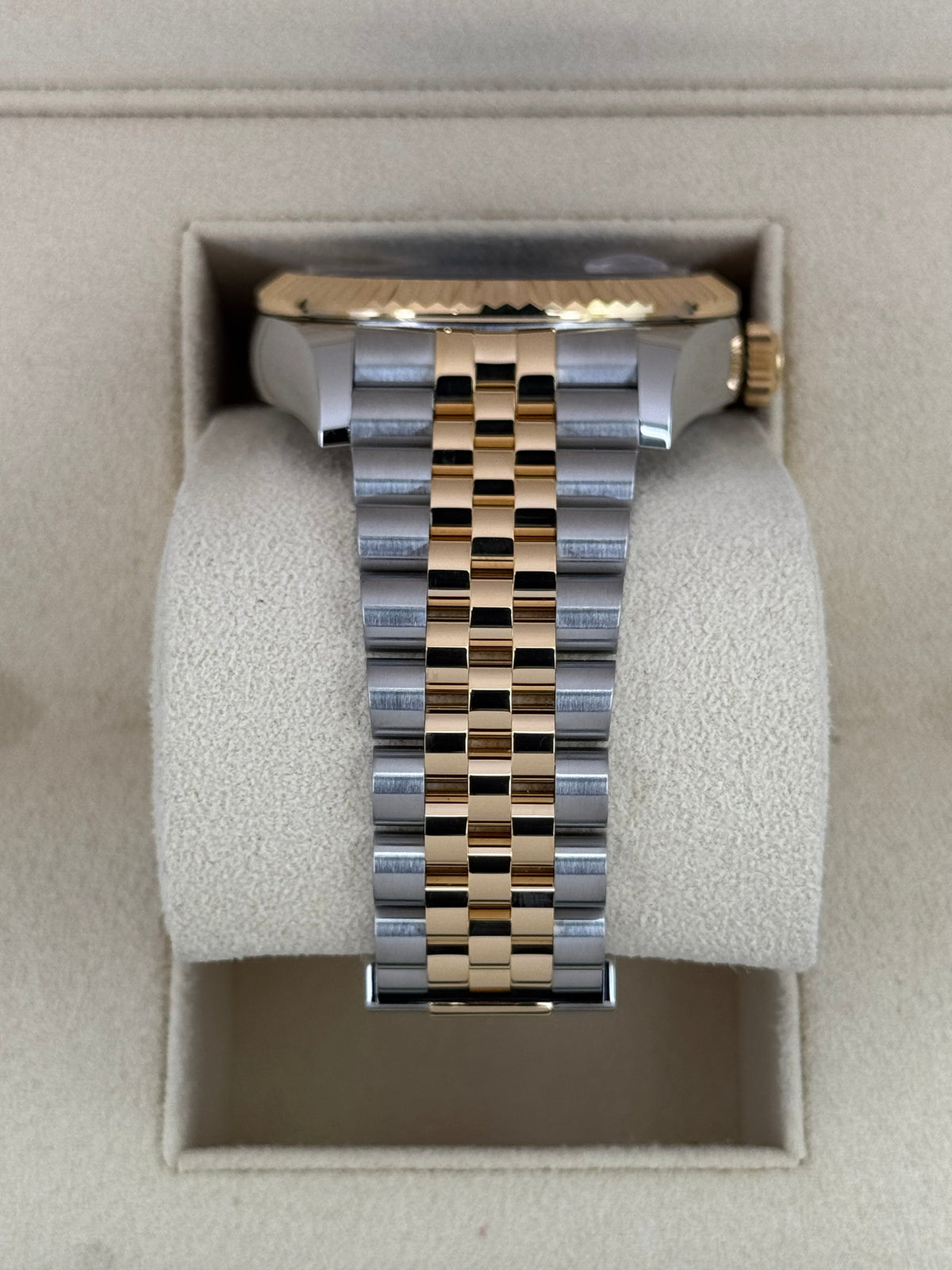 2022 Rolex Sky-Dweller 42mm 326933 Two-Tone Jubilee Black Dial