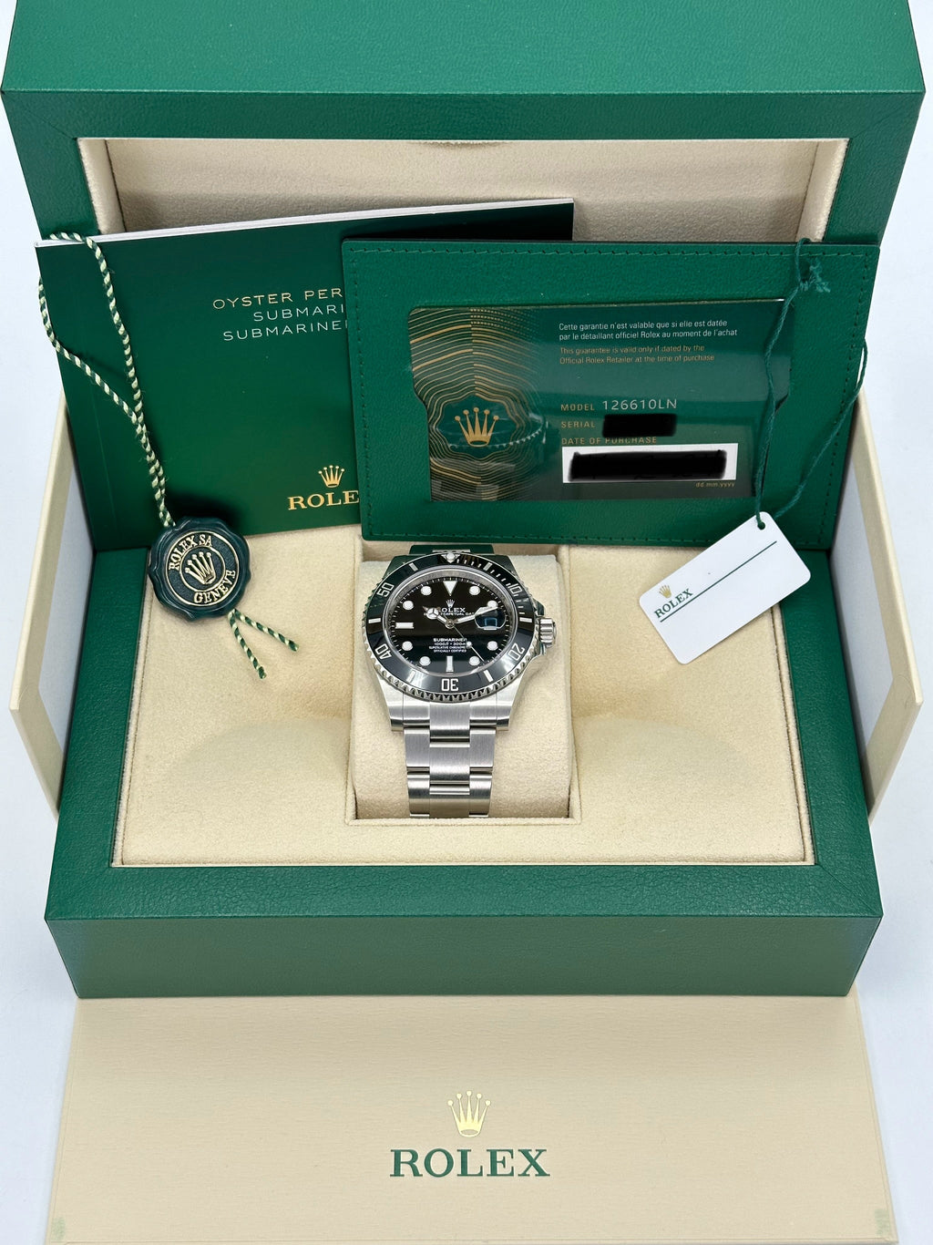 NEW 2024 Rolex Submariner 41mm 126610LN Stainless Steel Black Dial
