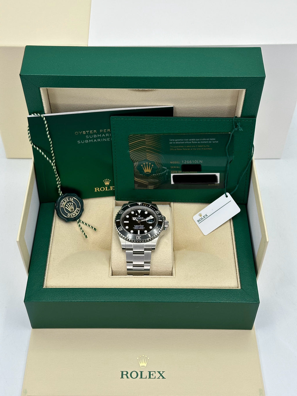 NEW 2024 Rolex Submariner 41mm 126610LN Stainless Steel Black Dial