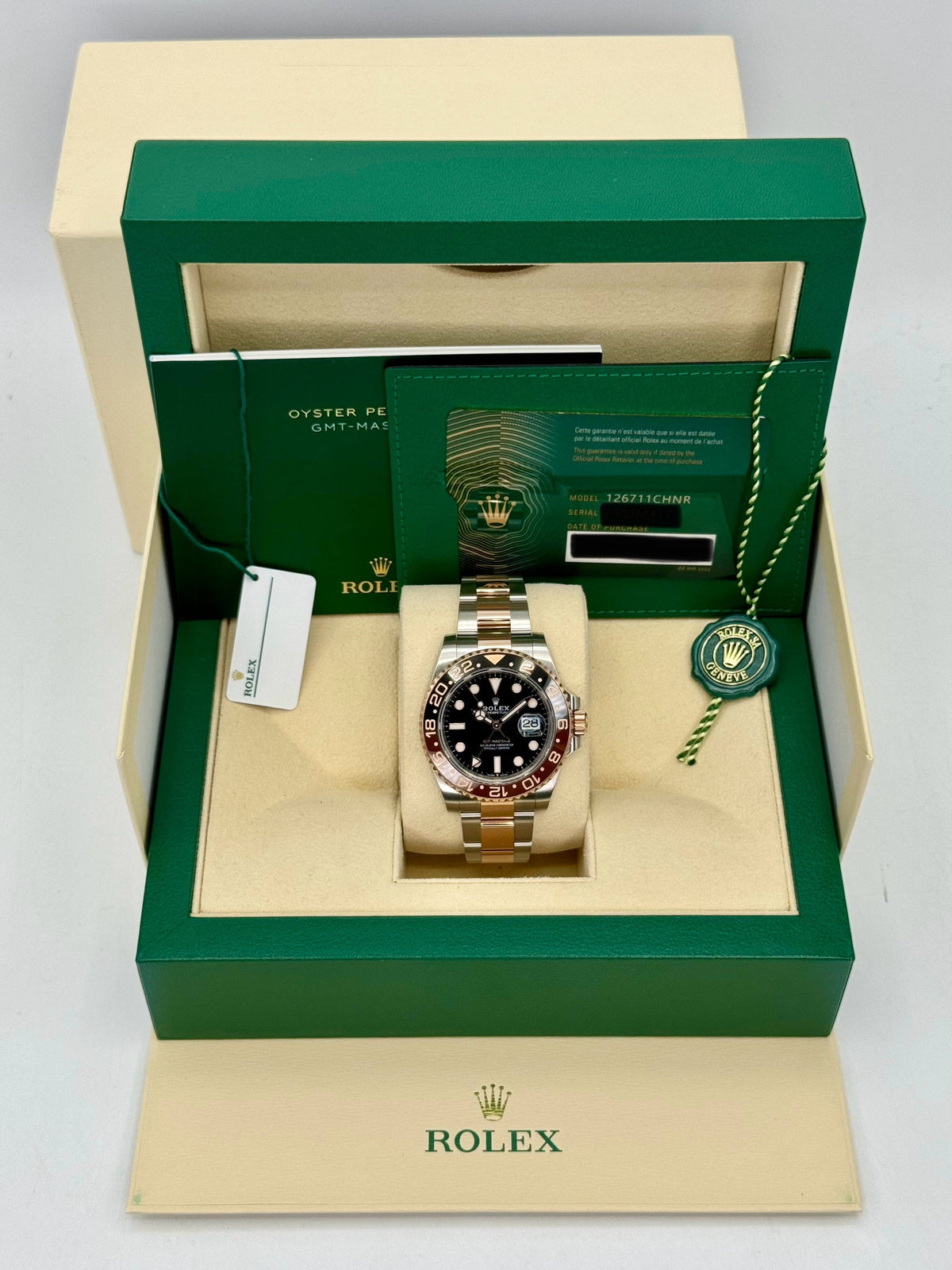2022 Rolex GMT-Master II "Rootbeer" 40mm 126711CHNR Two-Tone