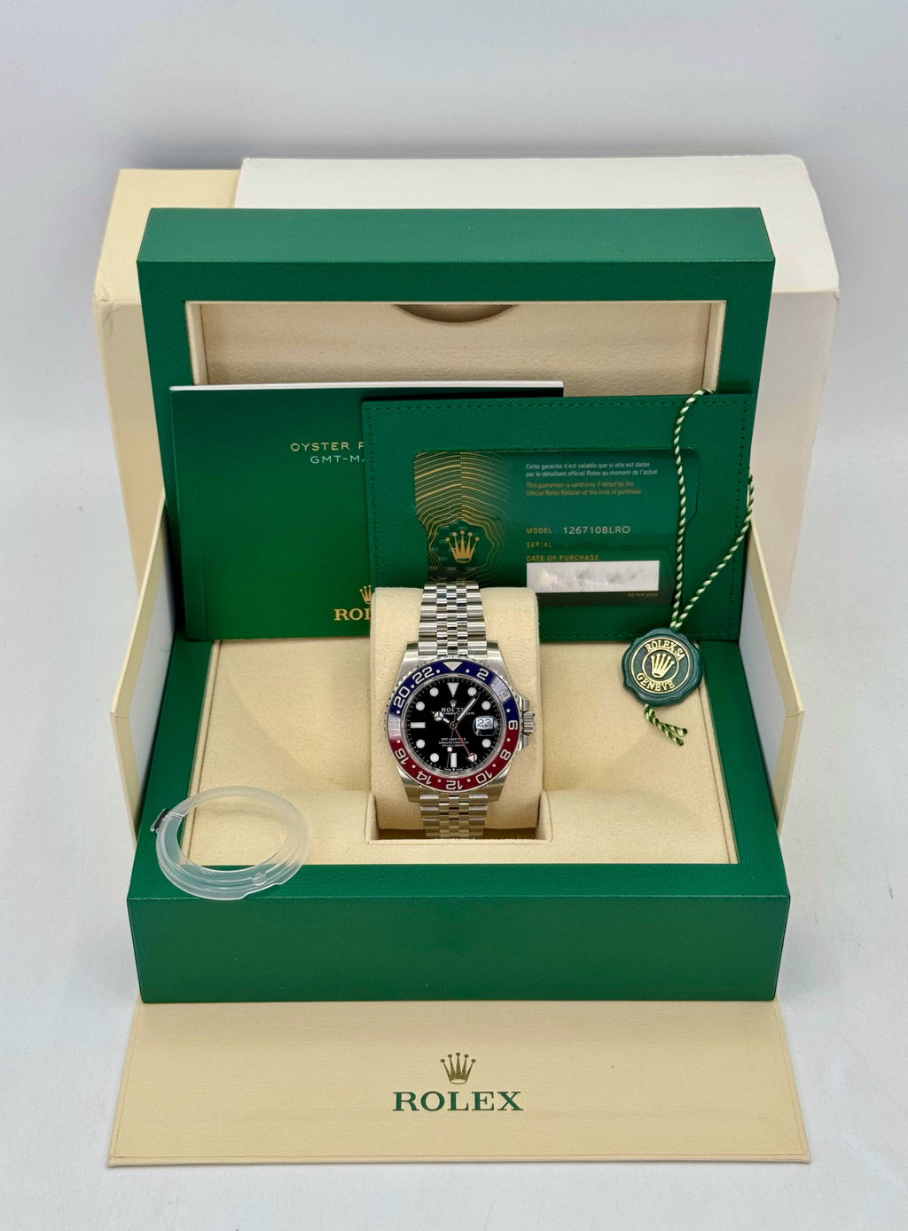 NEW 2024 Rolex GMT-Master II "Pepsi" 40mm 126710BLRO Jubilee