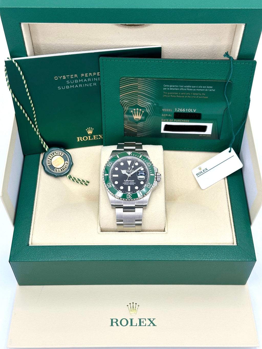 2022 Rolex Submariner “Starbucks” 41mm Black Dial 126610LV