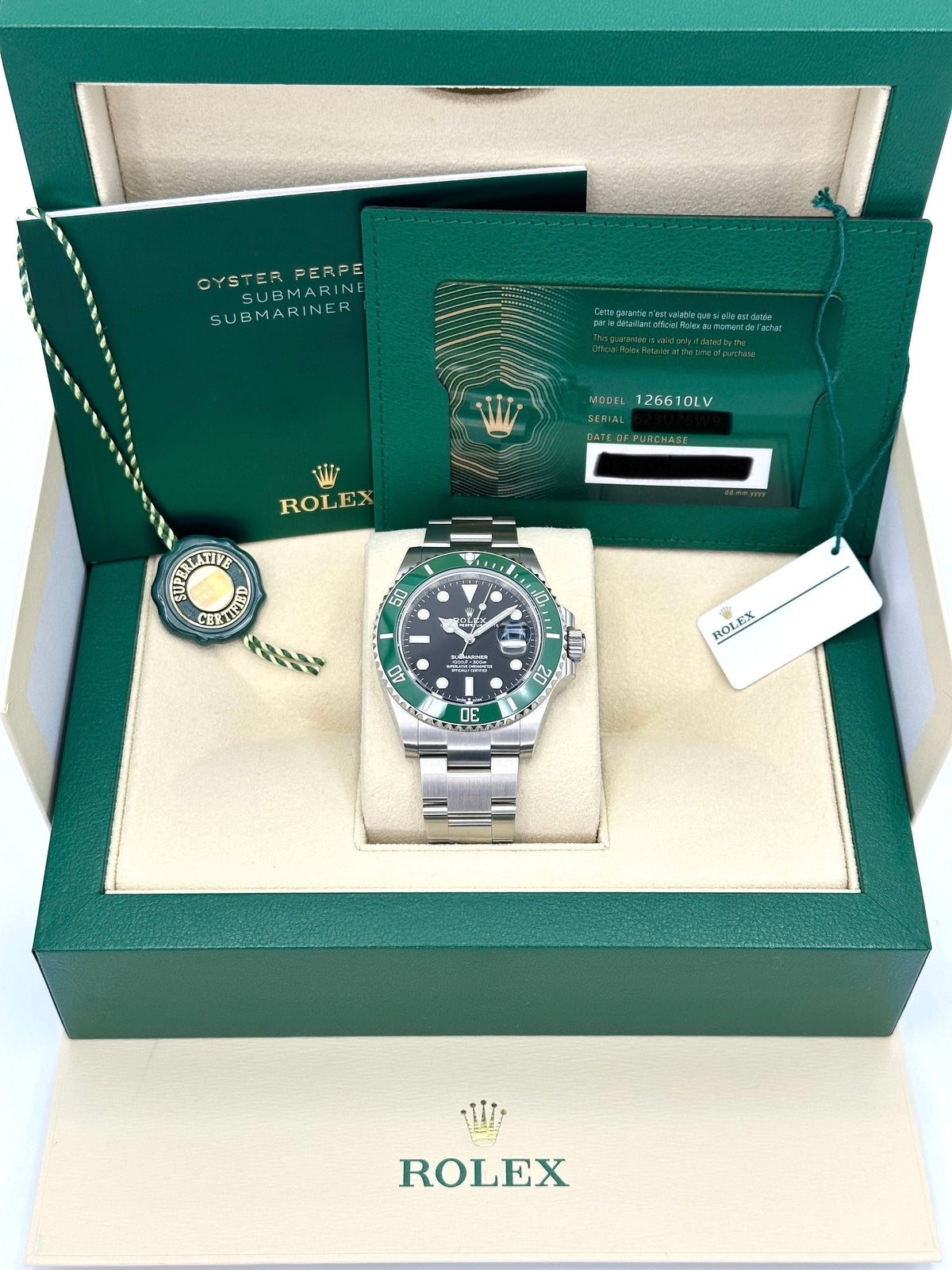 2022 Rolex Submariner “Starbucks” 41mm Black Dial 126610LV