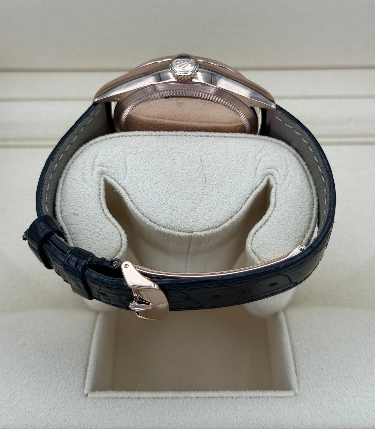 2019 Rolex Cellini Moonphase 39mm 50535 Rose Gold White Dial