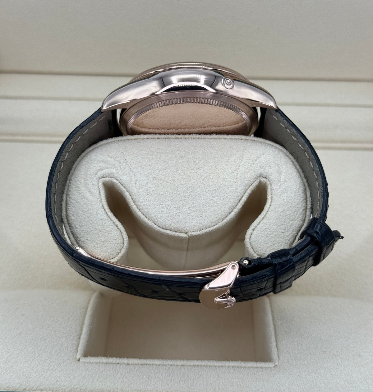 2019 Rolex Cellini Moonphase 39mm 50535 Rose Gold White Dial