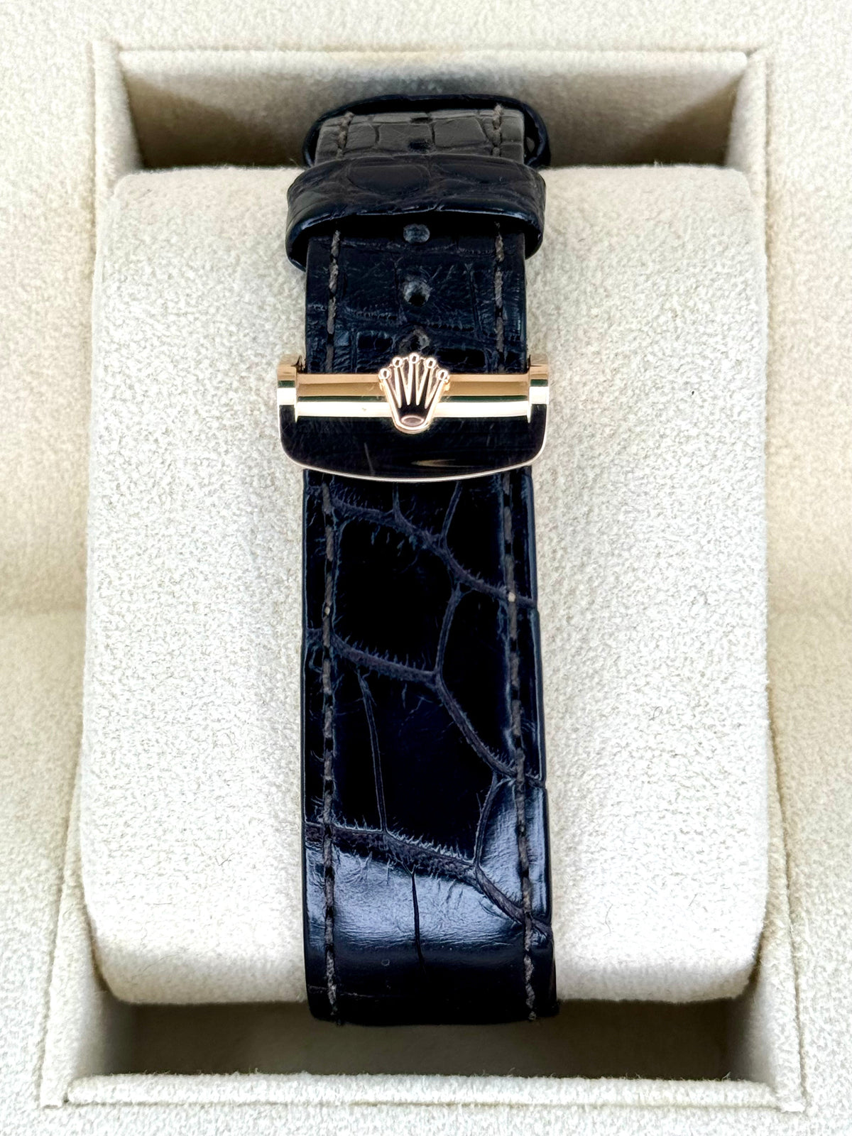 2020 Rolex Cellini Moonphase 39mm 50535 Rose Gold White Dial
