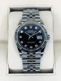NEW 2025 Rolex Datejust 36mm 126234 Jubilee Black Diamond Dial