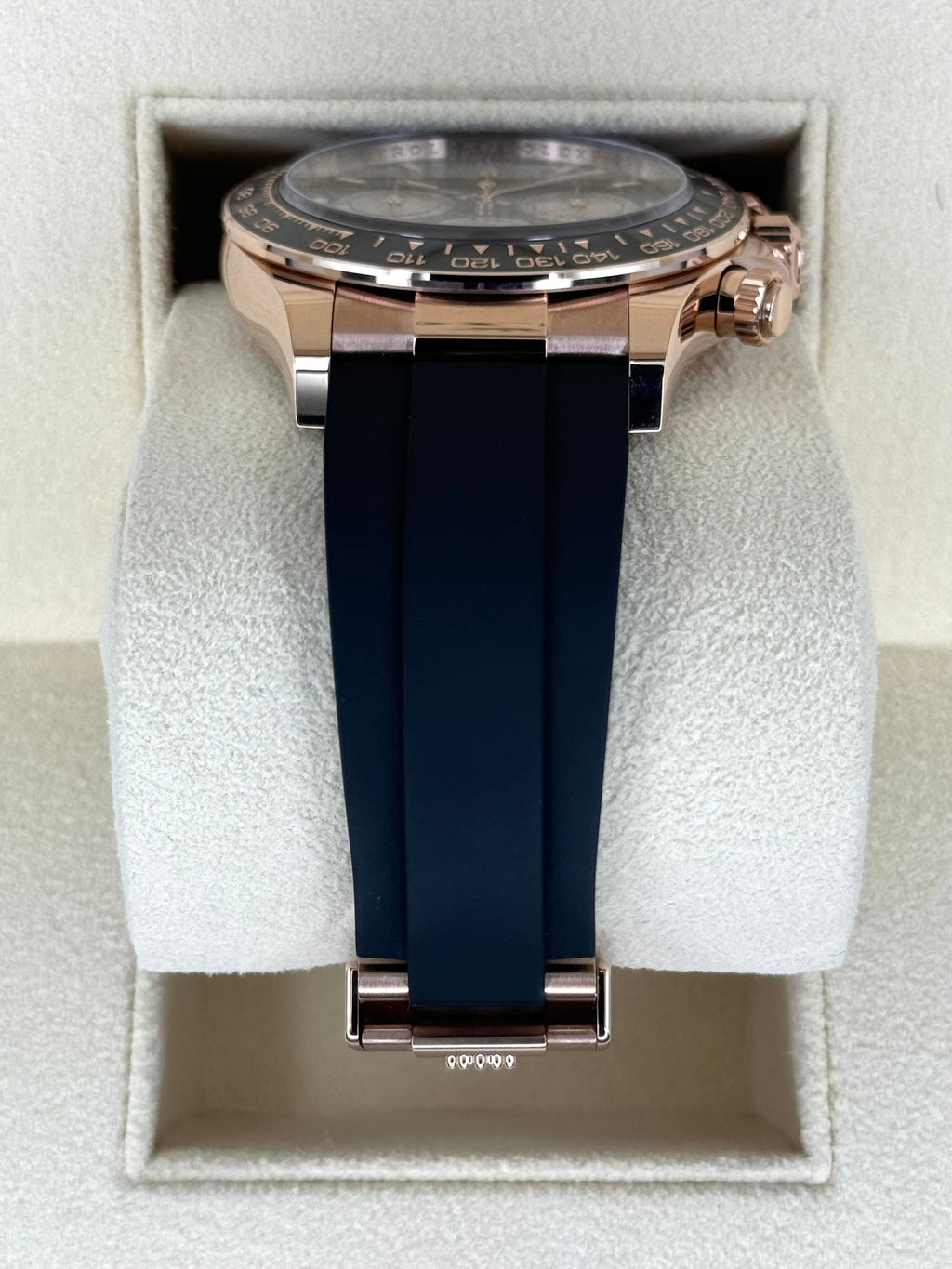 NEW 2025 Rolex Daytona 40mm 126515LN Rose Gold Oysterflex Black Dial
