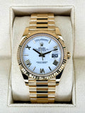 2022 Rolex Day-Date 40mm 228238 Presidential White Dial