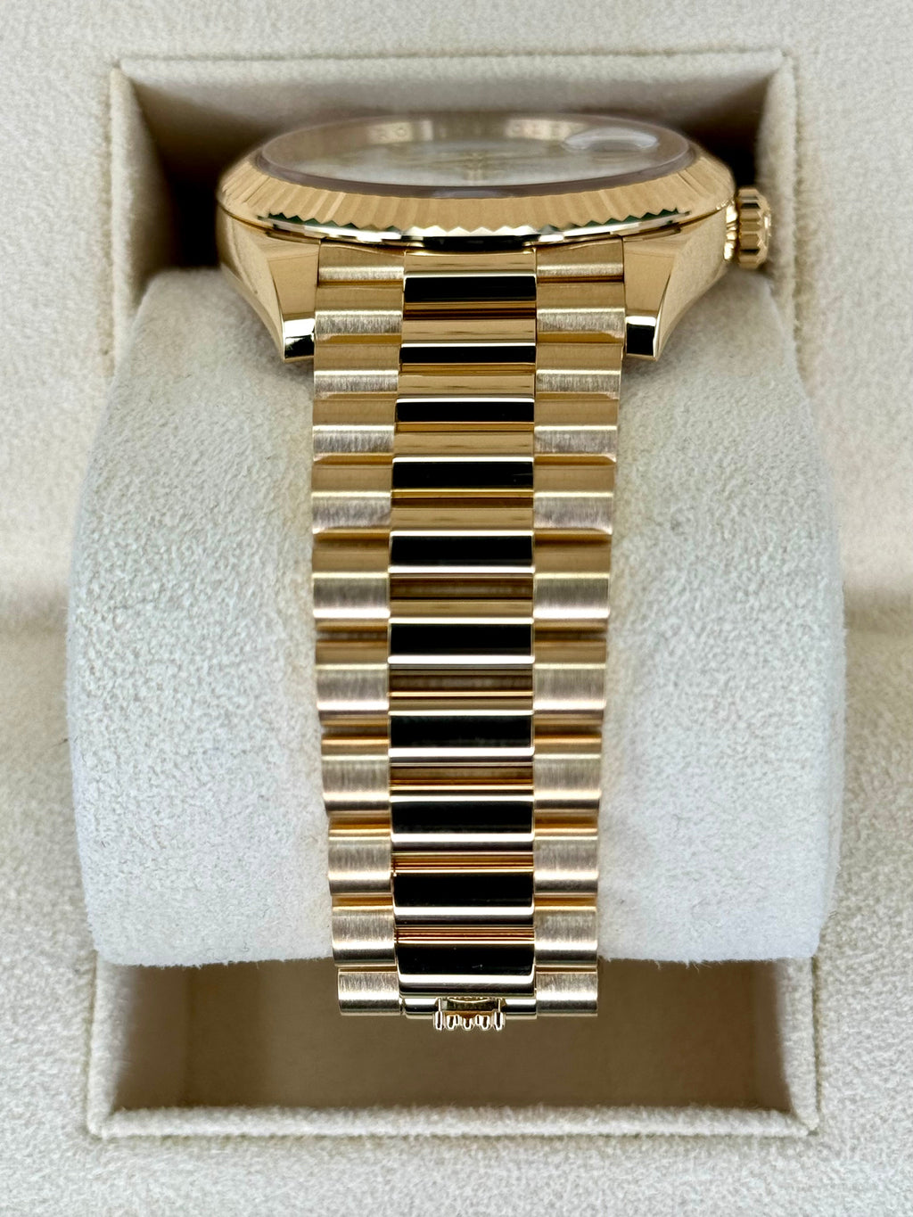 2022 Rolex Day-Date 40mm 228238 Presidential White Dial