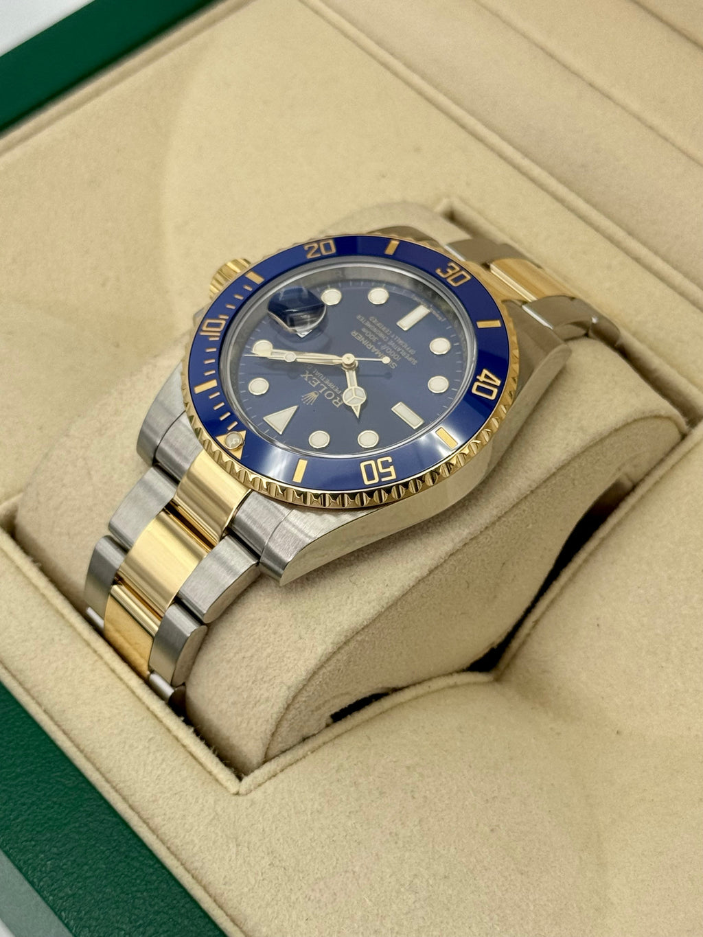 2020 Rolex Submariner "Bluesy" 40mm 116613LB Two-Tone Blue Dial