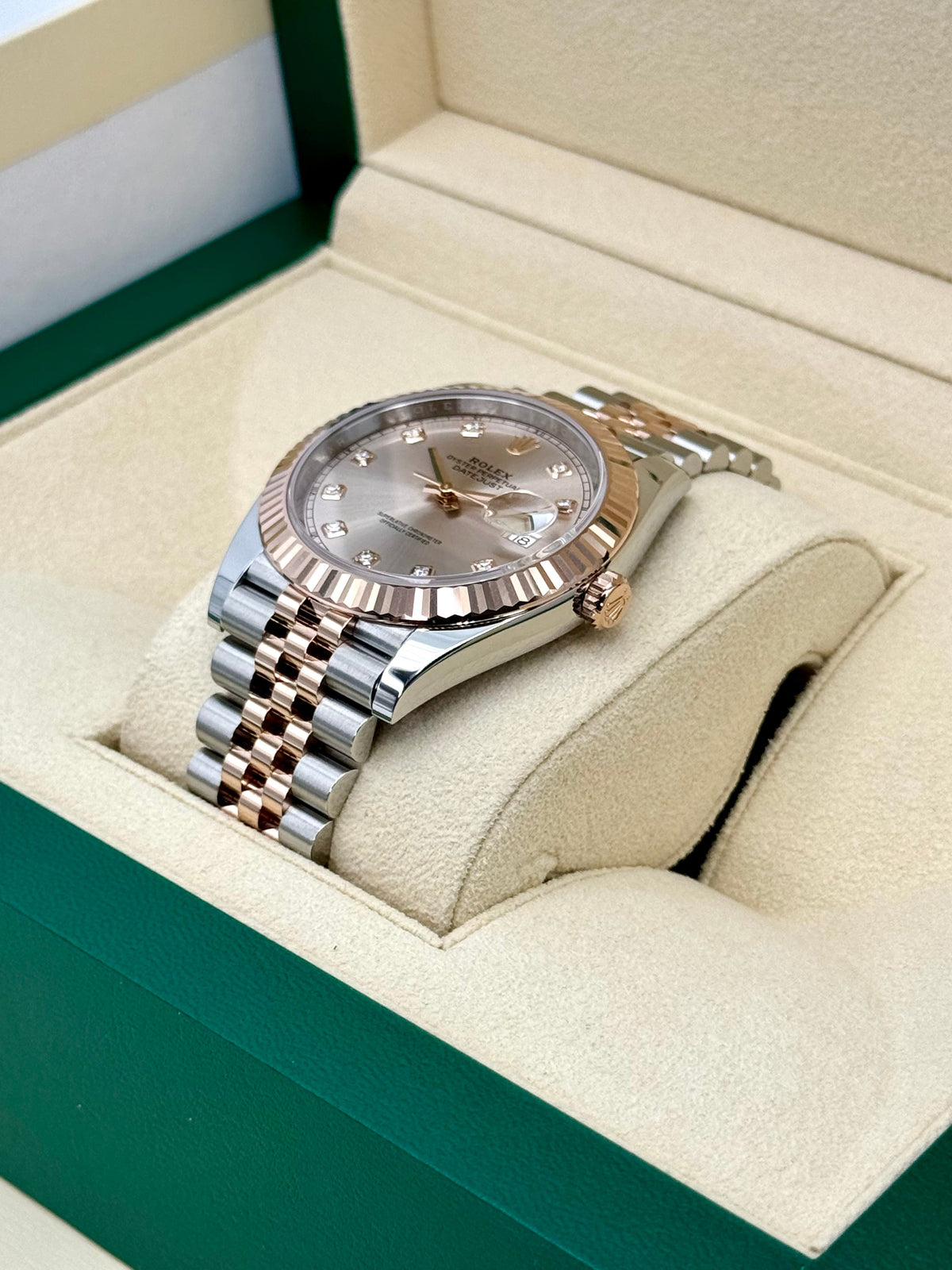 NEW 2025 Rolex Datejust 41mm 126331 Two-Tone Jubilee Sundust Diamond Dial