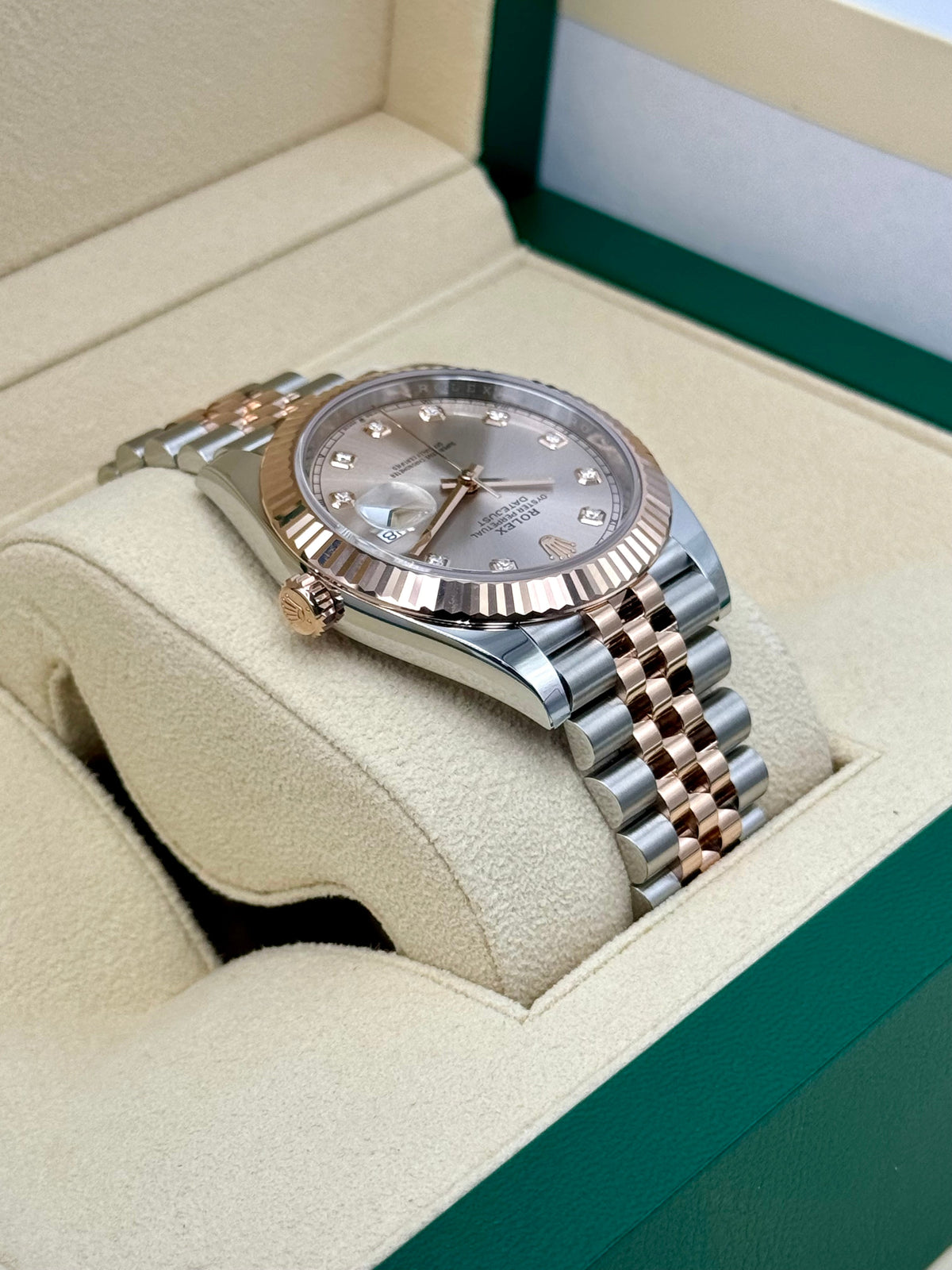 NEW 2025 Rolex Datejust 41mm 126331 Two-Tone Jubilee Sundust Diamond Dial