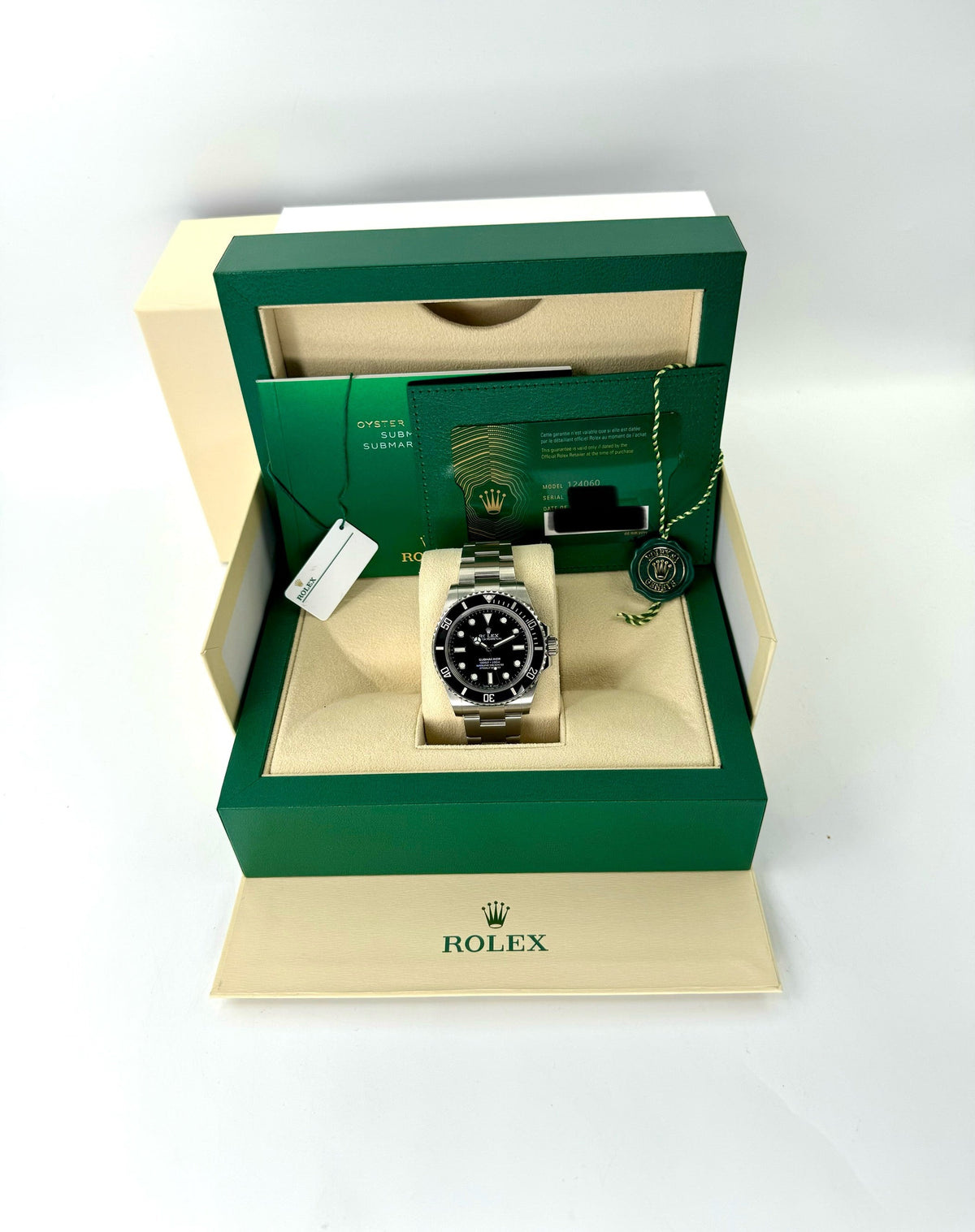 NEW 2024 Rolex Submariner 41mm 124060 Stainless Steel Black Dial