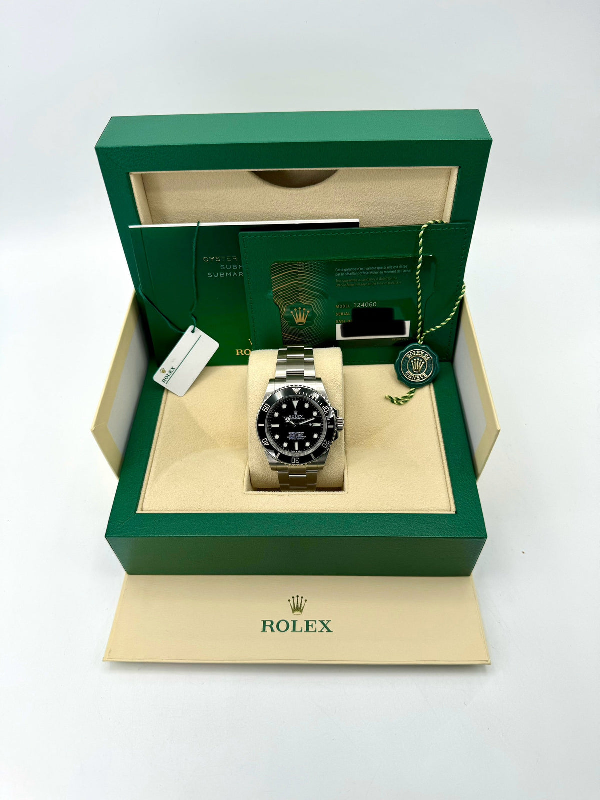 NEW 2024 Rolex Submariner 41mm 124060 Stainless Steel Black Dial