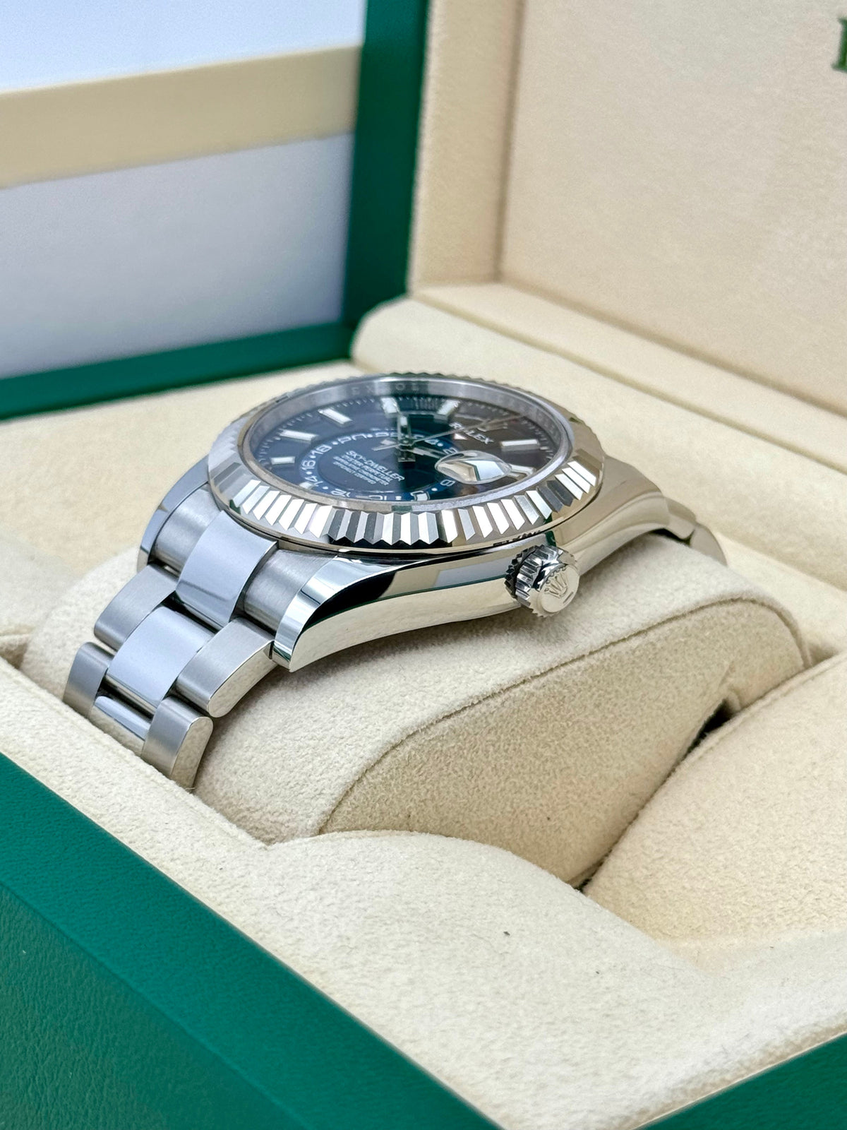2022 Rolex Sky-Dweller 42mm 326934 Stainless Steel Oyster Blue Dial