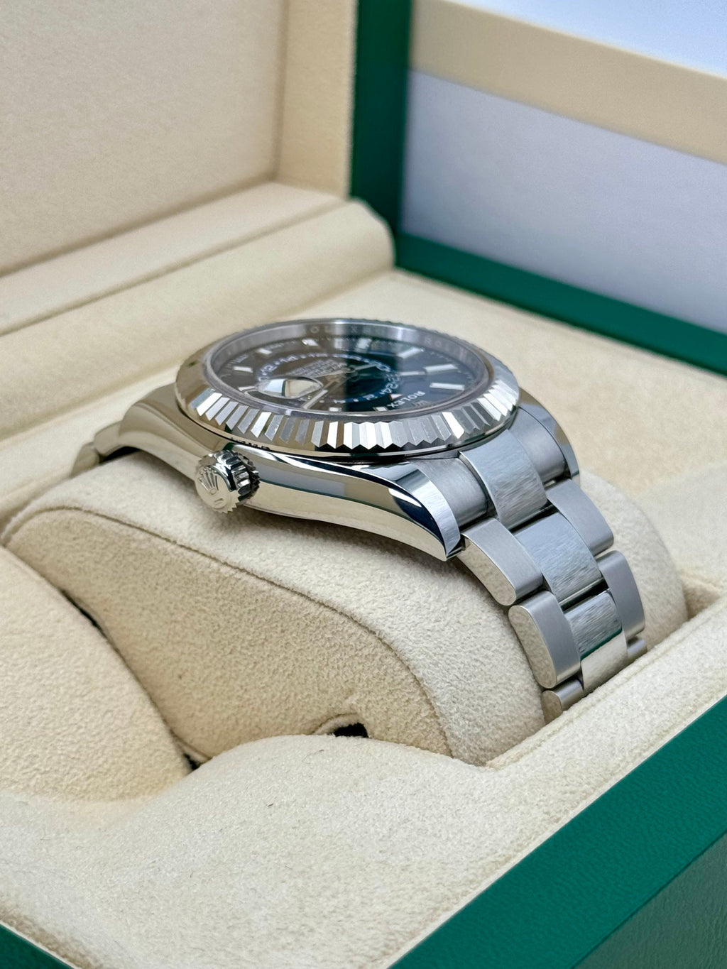2022 Rolex Sky-Dweller 42mm 326934 Stainless Steel Oyster Blue Dial