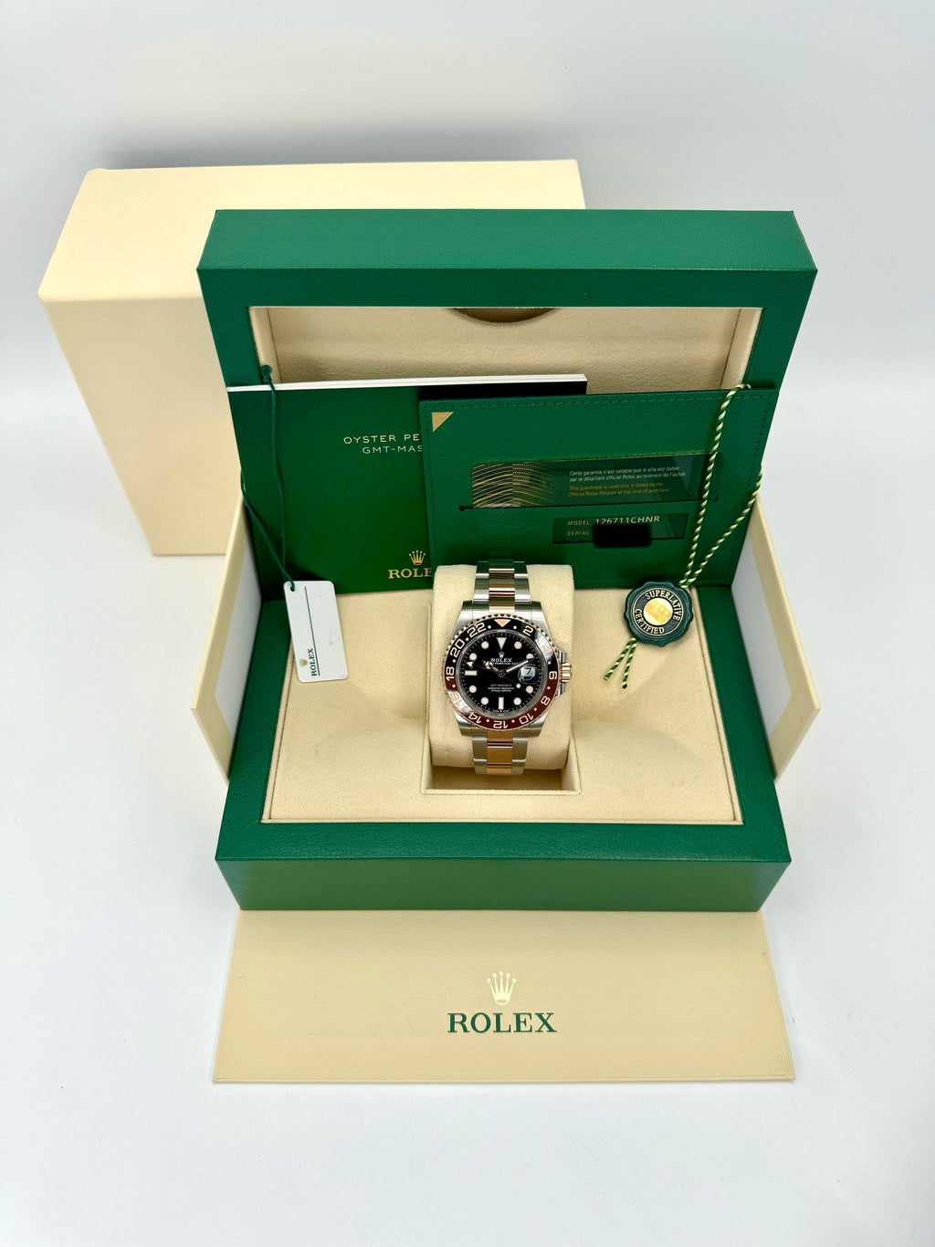 2023 Rolex GMT-Master II "Rootbeer" 40mm 126711CHNR Two-Tone