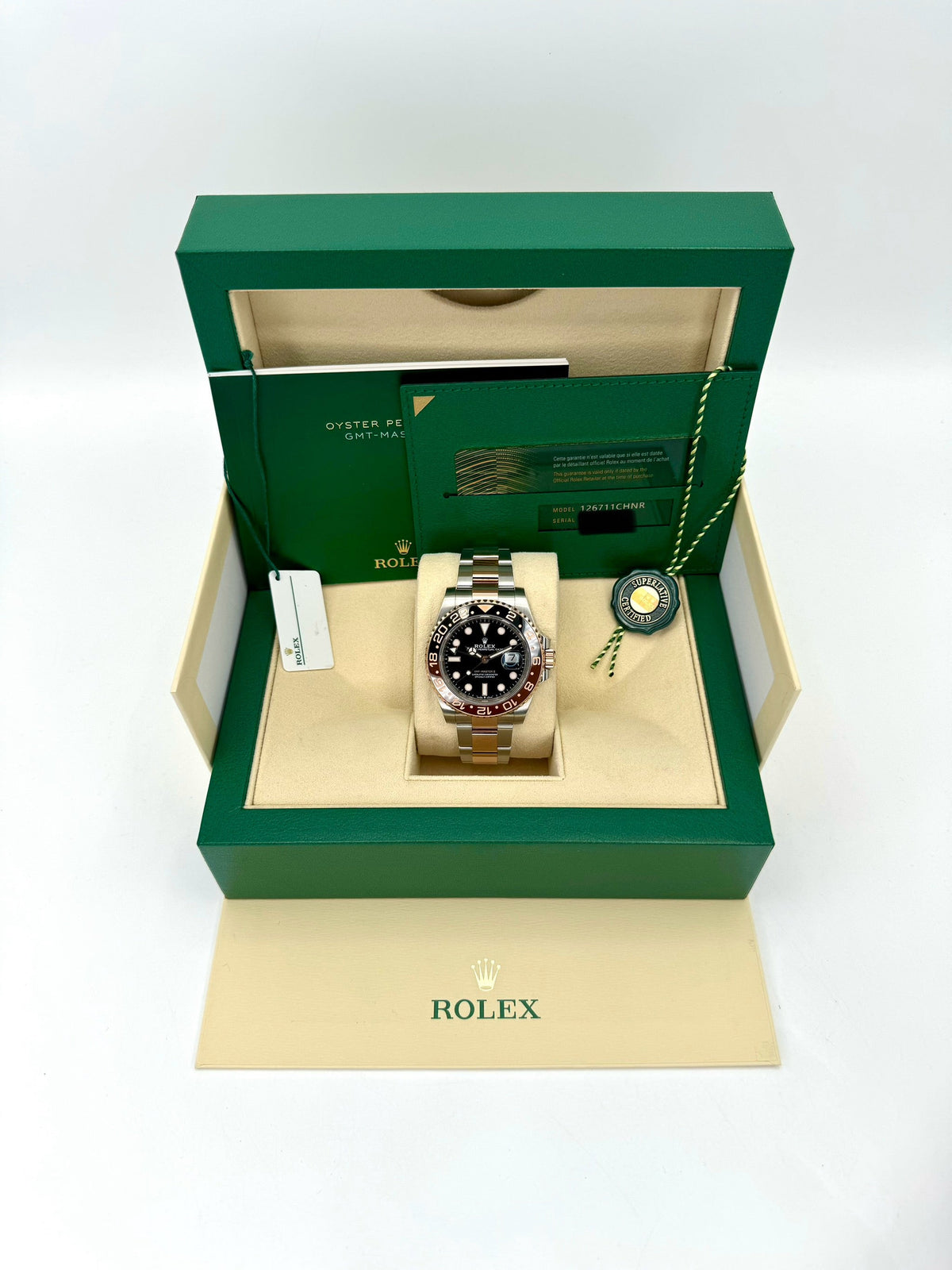 2023 Rolex GMT-Master II "Rootbeer" 40mm 126711CHNR Two-Tone