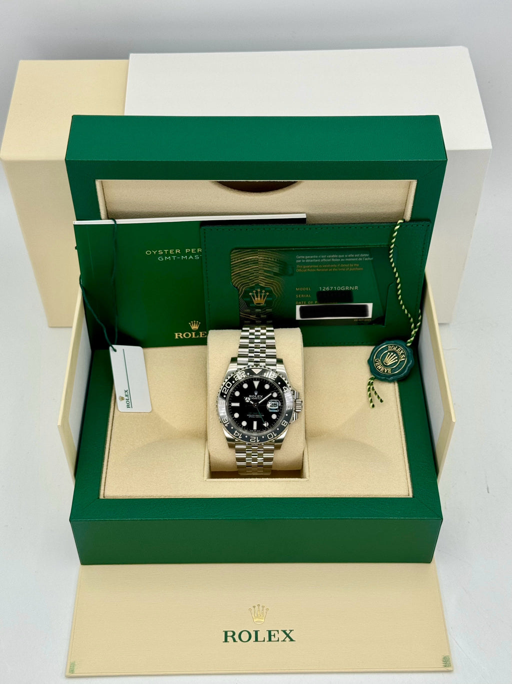 NEW 2024 Rolex GMT-Master II "Bruce Wayne" 40mm 126710GRNR Jubilee