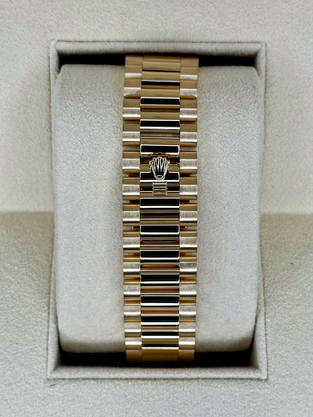 2023 Rolex Day-Date 40mm 228238 Black Diamond Baguette Dial